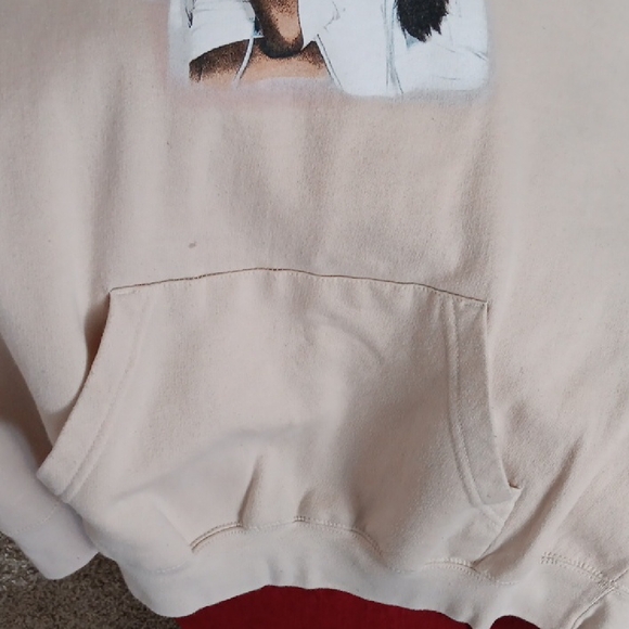 Aaliyah Graphic Beige Hoodie - Picture 11 of 12